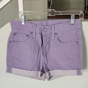 Levi's Lavender Jean Shorts